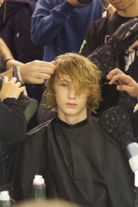 Backstage at Louis Vuitton Men's Fall 2017