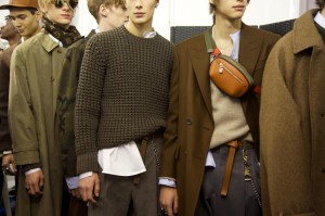 Backstage at Louis Vuitton Men's Fall 2017