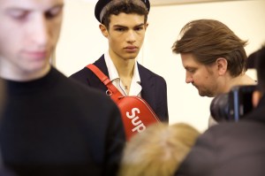 Backstage at Louis Vuitton Men's Fall 2017