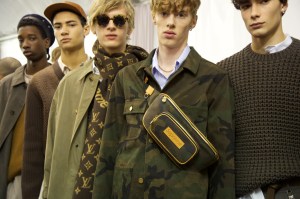 Backstage at Louis Vuitton Men's Fall 2017
