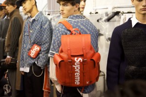 Backstage at Louis Vuitton Men's Fall 2017