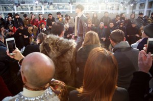 Backstage at Louis Vuitton Men's Fall 2017
