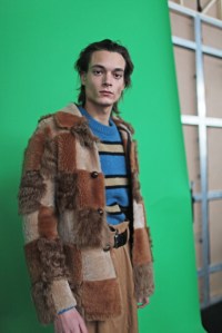 Backstage at Marni Man's Fall 2017