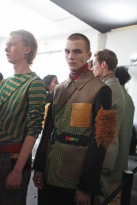 Backstage at Marni Man's Fall 2017