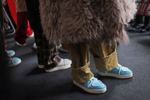 Backstage at Marni Man's Fall 2017