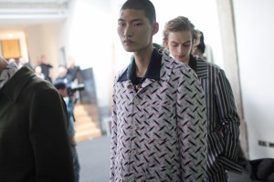 Backstage at Marni Man's Fall 2017