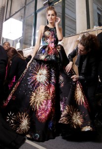 Backstage at Zuhair Murad Couture Spring 2017