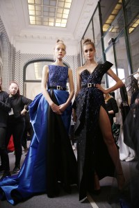 Backstage at Zuhair Murad Couture Spring 2017