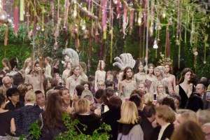 Dior created a garden for its Couture SS17 show set