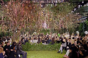 Dior created a garden for its Couture SS17 show set