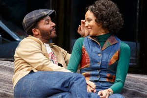 André Holland as "Youngblood" and Carra Patterson as "Rena."