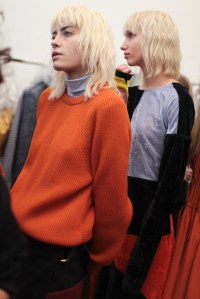 Backstage at Cédric Charlier Men's Fall 2017