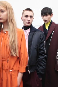 Backstage at Cédric Charlier Men's Fall 2017