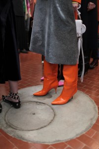 Backstage at Cédric Charlier Men's Fall 2017