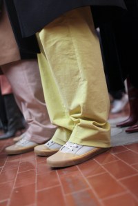 Backstage at Cédric Charlier Men's Fall 2017