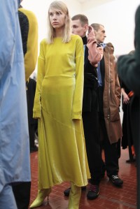 Backstage at Cédric Charlier Men's Fall 2017