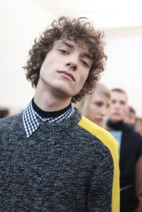 Backstage at Cédric Charlier Men's Fall 2017