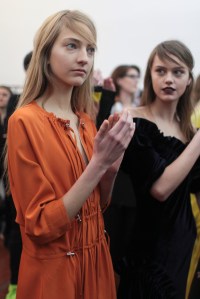 Backstage at Cédric Charlier Men's Fall 2017