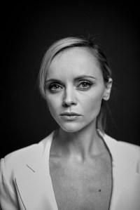 Christina Ricci in Marina Moscone’s blazer.