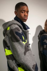 Backstage at Christopher Raeburn Men's Fall 2017