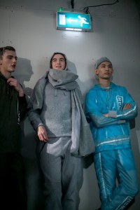 Backstage at Christopher Raeburn Men's Fall 2017