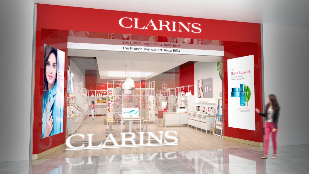 A Clarins store
