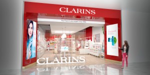A Clarins store