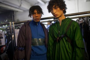 Backstage at Cottweiler Men's Fall 2017