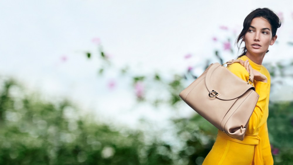 An image from the Salvatore Ferragamo ad campaign for Spring/Summer 2017