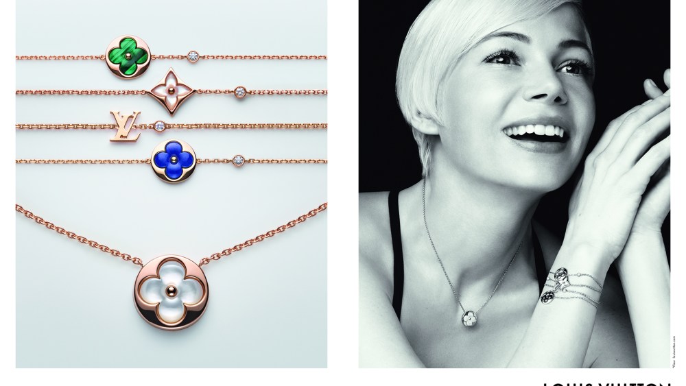 Louis Vuitton Enlists Actress Michelle Williams for Jewelry Campaign