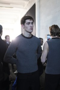Backstage at Dirk Bikkembergs Men's Fall 2017
