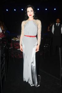 Dita von Teese in Jenny Packham, April 2013