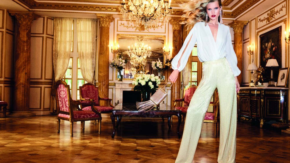 Toni Garrn Fronts Elisabetta Franchi Spring Ads
