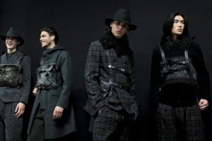 Backstage at Emporio Armani Men's Fall 2017
