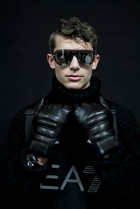 Backstage at Emporio Armani Men's Fall 2017