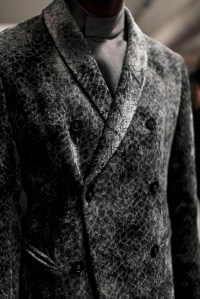 Backstage at Emporio Armani Men's Fall 2017