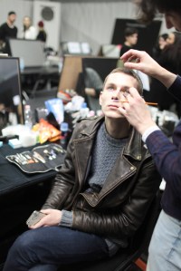 Backstage at Ermenegildo Zegna Men's Fall 2017