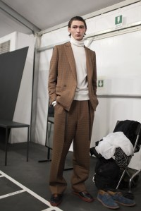 Backstage at Ermenegildo Zegna Men's Fall 2017