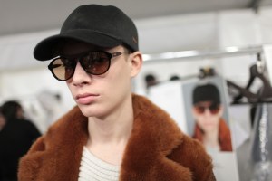 Backstage at Ermenegildo Zegna Men's Fall 2017