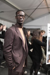 Backstage at Ermenegildo Zegna Men's Fall 2017