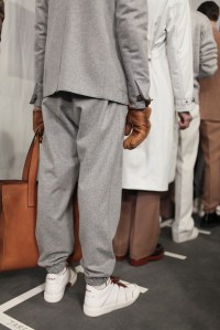 Backstage at Ermenegildo Zegna Men's Fall 2017