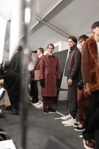Backstage at Ermenegildo Zegna Men's Fall 2017