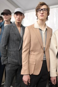 Backstage at Ermenegildo Zegna Men's Fall 2017