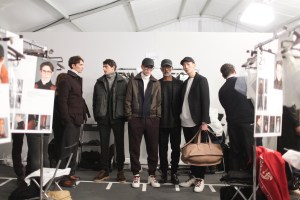 Backstage at Ermenegildo Zegna Men's Fall 2017
