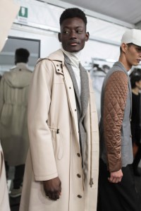 Backstage at Ermenegildo Zegna Men's Fall 2017