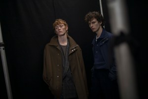 Backstage at E. Tautz Men's Fall 2017