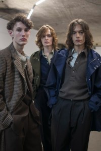 Backstage at E. Tautz Men's Fall 2017