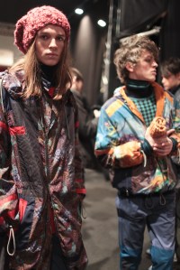 Backstage at Etro Men's Fall 2017