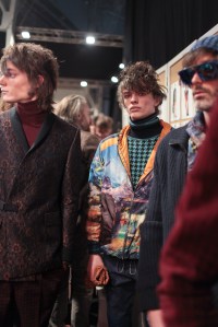 Backstage at Etro Men's Fall 2017