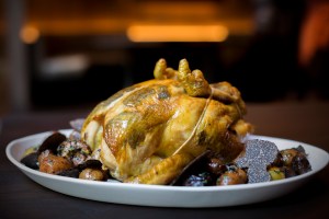 Black Truffle Stuffed Green Circle Chicken